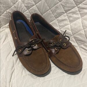 Leather Sperry Loafers